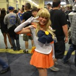Sailor Venus cosplay at Fan Expo