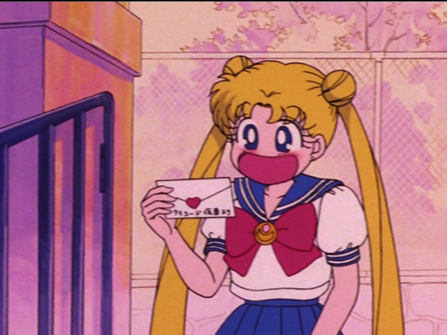 Usagi getting a letter