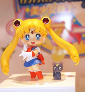 Bandai Chibi-Arts Sailor Moon and Luna figures