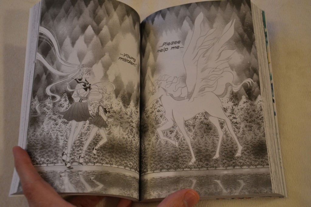 Sailor Moon Manga vol. 8 - Usagi and Chibi- Usa meet Pegasus