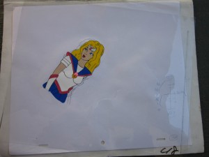 Toon Makers' Sailor Moon cel - Sailor Moon standing diagonally