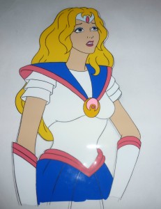 Toon Makers Sailor Moon cel Sailor Moon looking up