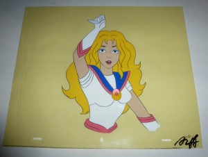 Toon Makers Sailor Moon cel Sailor Moon and her Tiara