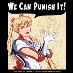 "We Can Punish It!" Sailor Moon t-shirt at Ript Apparel