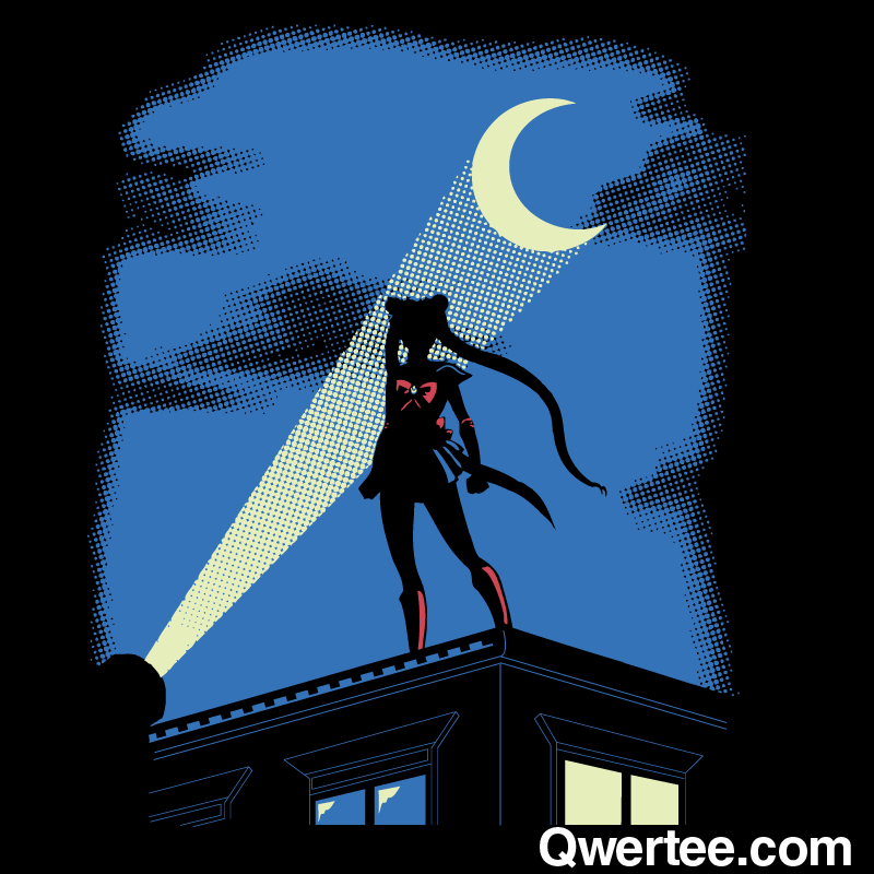Moon Knight Rises - Batman/Sailor Moon shirt from Qwertee