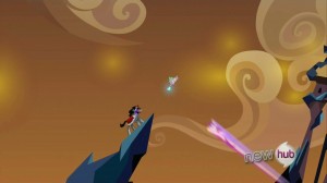 My Little Pony - Princess Cadence swoops in to save Spike