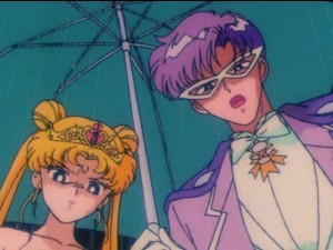 Sailor Moon - Neo Queen Serenity and King Endymion scolding Chibiusa