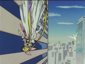 Sailor Moon - Pegasus rescues Princess Serenity and Super Sailor Chibi Moon