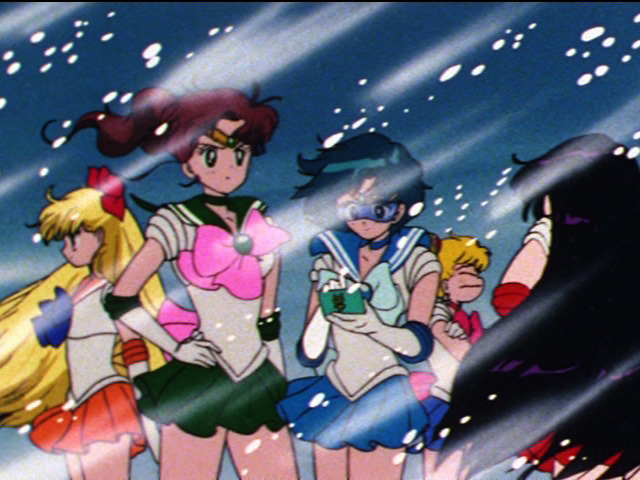 Sailor Moon - Sailor Team freezing near the North Pole D Point