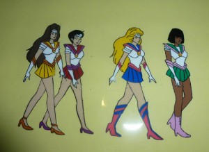 Toon Makers' Sailor Moon - Princess Warriors Sailor Venus, Sailor Mars, Sailor Moon and Sailor Jupiter (Saban Moon)