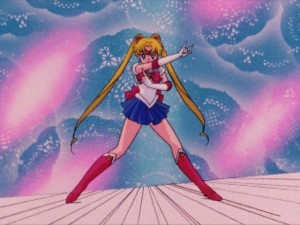 Sailor Moon posing