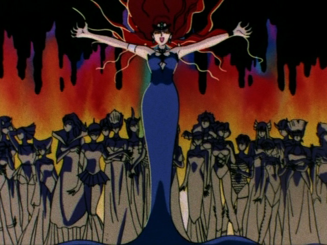 Sailor Moon opening - Queen Beryl in the Dark Kingdom