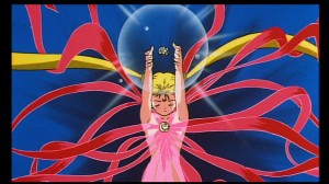 Sailor Moon R movie - Usagi transforms into Princess Serenity