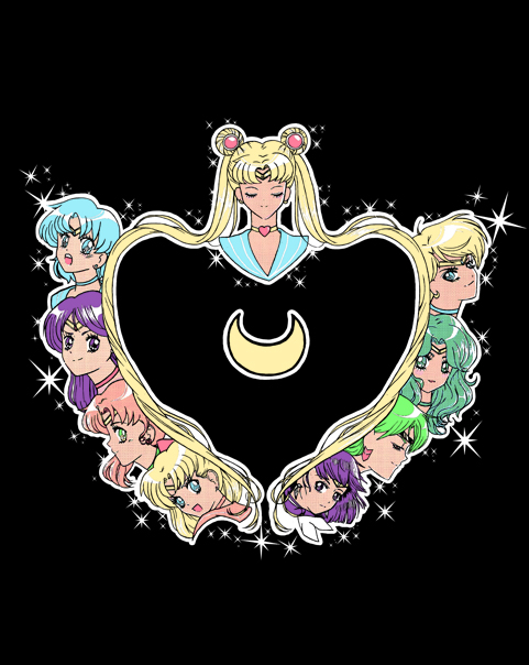 "Winning Love" Sailor Moon shirt at ShirtPunch