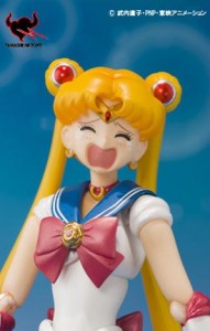 Sailor Moon figure crying face