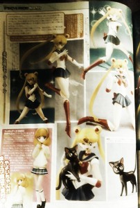 Bandai's Sailor Moon S. H. Figuarts figure magazine photo of various poses