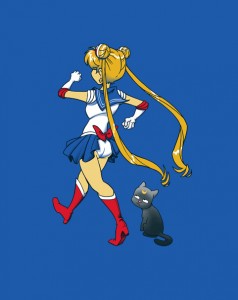 "Justice Underpants" Sailor Moon shirt for sale at ShirtPunch