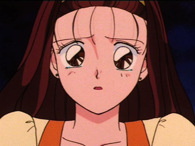 Kazuko Tadano crying from the Sailor Moon anime