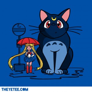 "My Neighbor Luna" - Luna from Sailor Moon as Totoro