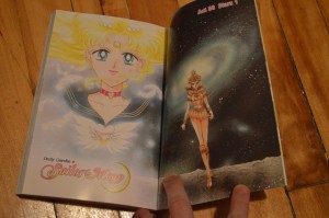 Sailor Moon manga volume 11 colour pages Sailor Moon and Galaxia