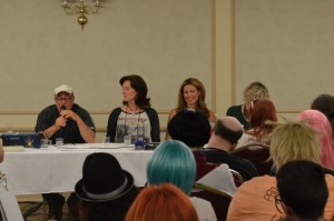 Sailor Moon Voice Actors' Q&A panel at Anime North 2013 featuring John Stocker, Linda Ballantyne, Katie Griffin and Susan Roman