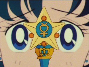 Sailor Mercury with her Star Power Stick