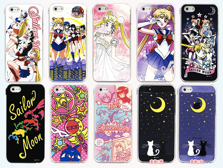 New Sailor Moon cell phone cases and stickers from Bandai Sailor