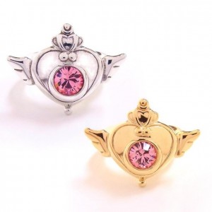 Sailor Moon rings - Crisis Moon Compact