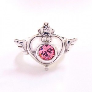 Sailor Moon silver ring - Crisis Moon Compact