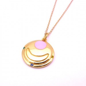 Sailor Moon Transformation Brooch Necklace from Bandai