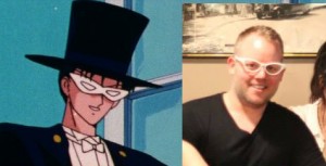 Toby Proctor, the voice of Tuxedo Mask