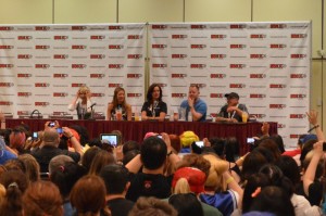 Sailor Moon 20th Anniversary Cast Reunion Panel at Fan Expo 2013 featuring Susan Roman, Katie Griffin, Linda Ballantyne, Toby Proctor and John Stocker