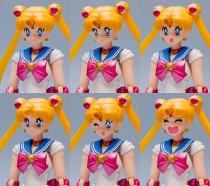 Bandai's Sailor Moon S. H. Figuarts figure - All faces