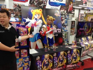 Bandai's Sailor Moon S. H. Figuarts figure booth