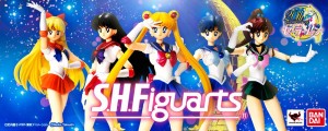 Sailor Venus, Mars, Moon, Mercury and Jupiter S. H. Figuarts figures from Bandai