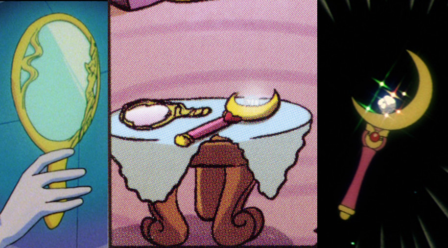 The Deep Aqua Mirror and Moon Stick in the My Little Pony: Friendship is Magic comic book