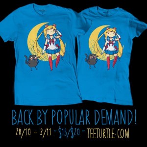 Adventure Moon Sailor Moon/Adventure Time t-shirt at Tee Turtle
