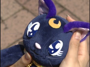 Luna plush from the live action Pretty Guardian Sailor Moon series