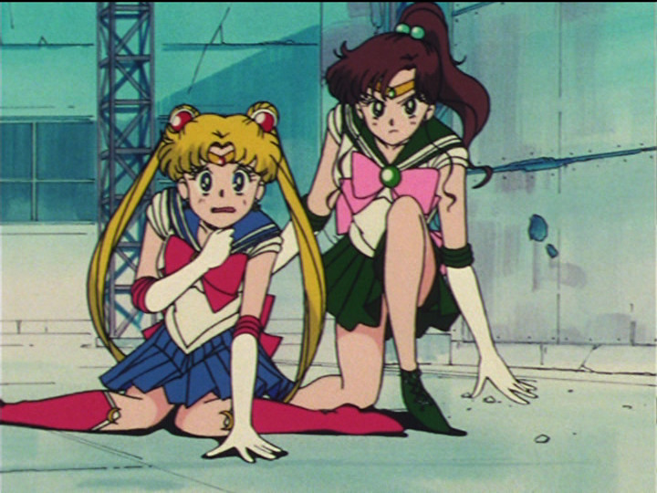 Sailor Moon and Sailor Jupiter