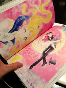 Colour pages from the 2013 release of the Sailor Moon manga