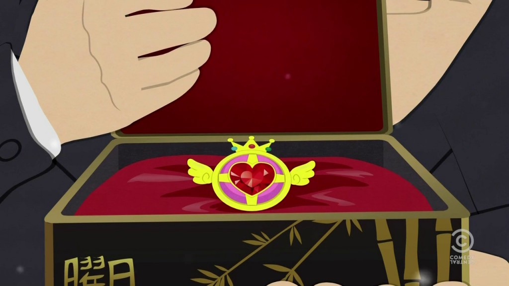 Sailor Moon's Crisis Moon Compact in South Park
