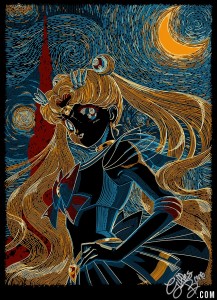 Usagi and the Starry Night