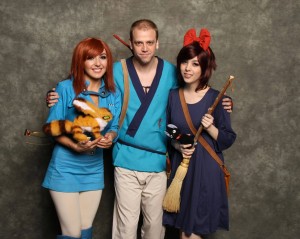 Jessica Nigri as Nausicaa, Adam Gardner as Ashitaka and Monika Lee as Kiki