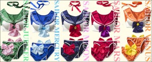 Sailor Moon costume lingerie from Peach John