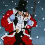 Tuxedo Mask dressed as Santa Claus - Merry Christmas and a Happy New Year - Sailor Moon S The Movie