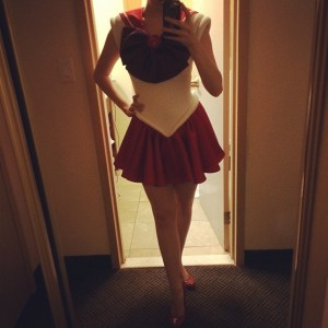 Monika Lee's Sailor Mars costume