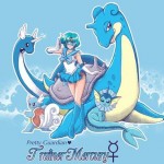 Pretty Guardian Trainer Mercury Sailor Moon/Pokémon Shirt