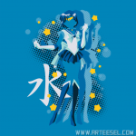 "Soldier of Water and Widsom" Sailor Mercury shirt at Arteesel