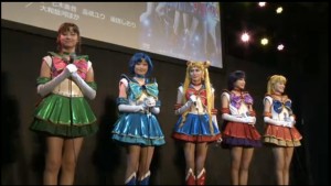 The cast of Sailor Moon Petite Étrangère