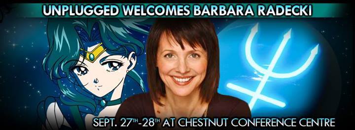 Barbara Radecki, the voice of Sailor Neptune, at Unplugged Expo